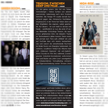BESURE008 in Update magazine