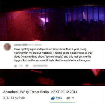 Absorbed set on Youtube